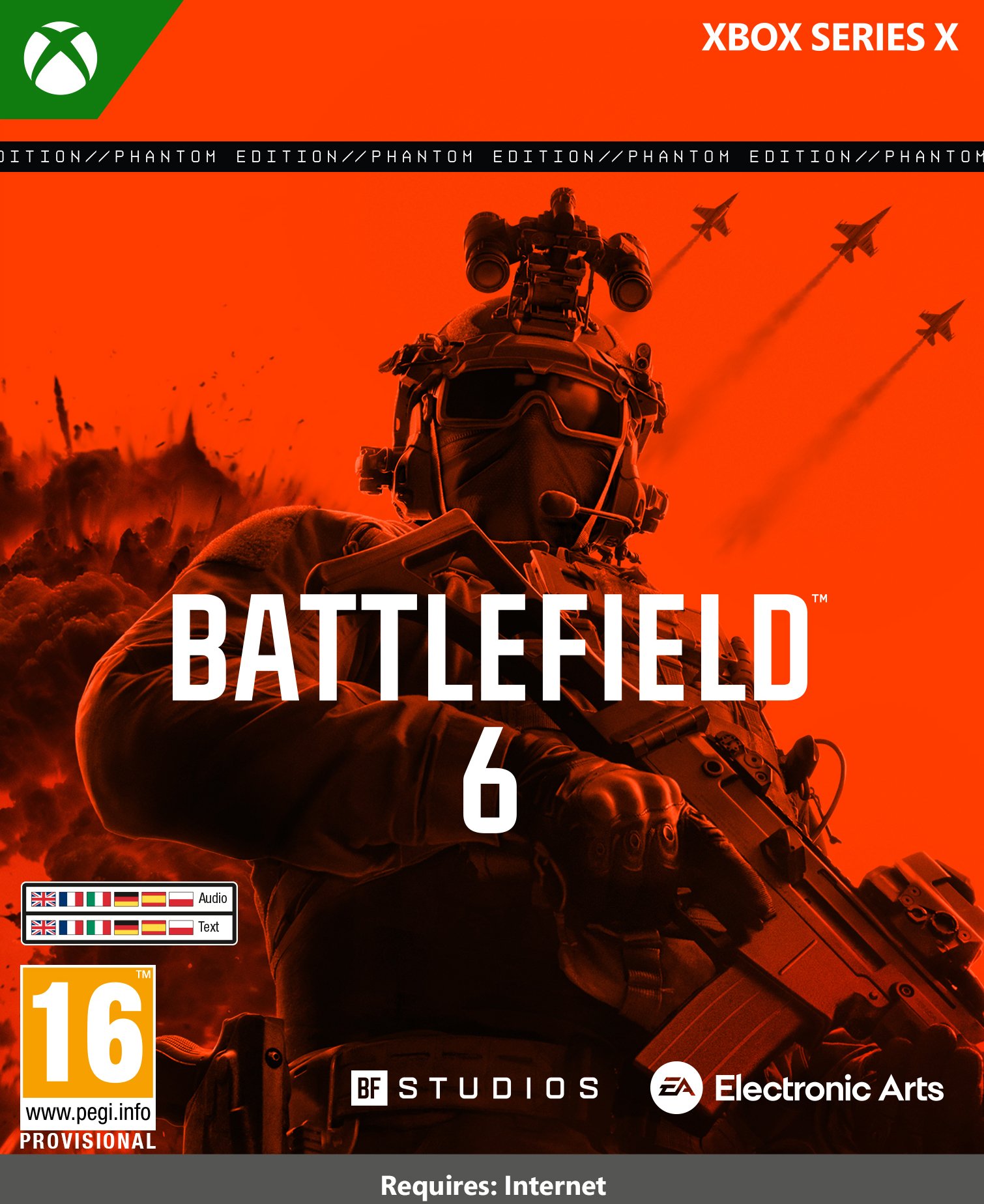 Lojë Xbox Battlefield 6 Phantom Edition, Xbox Series X S, multiplayer online