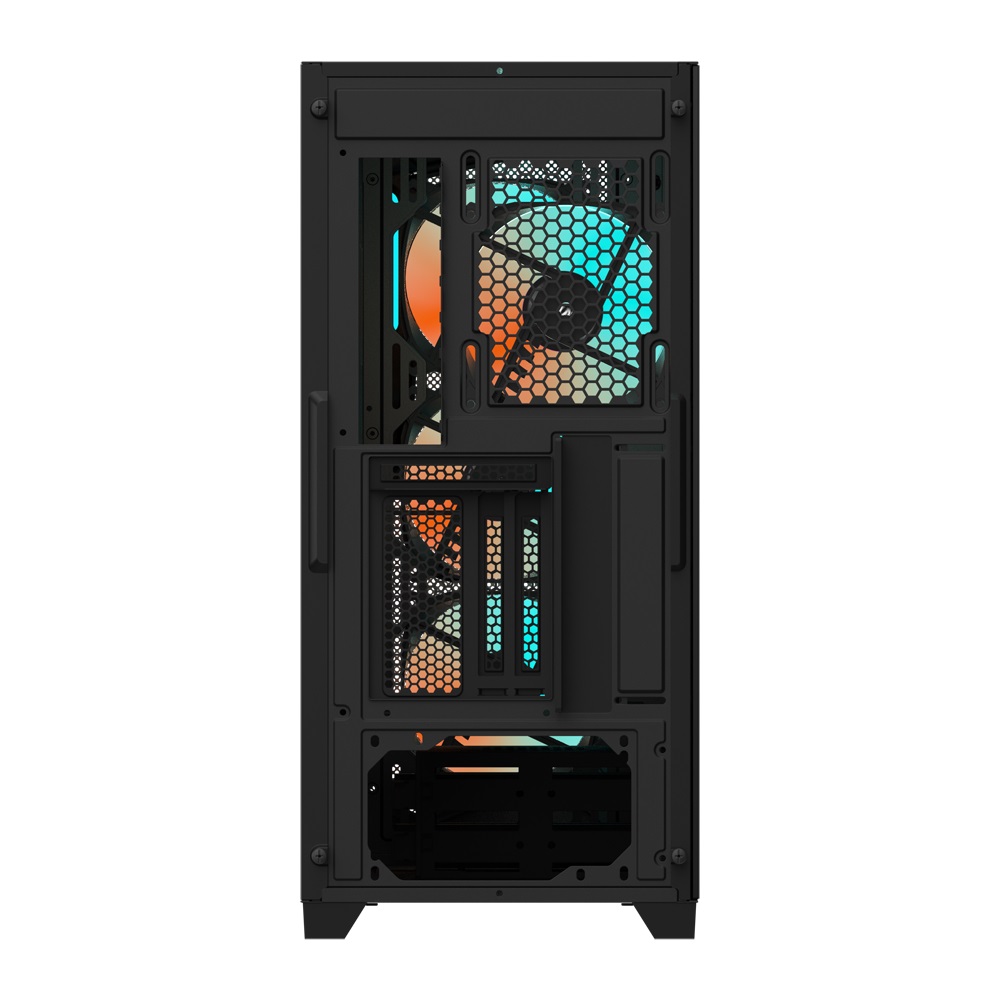 Kasë për PC GIGABYTE C301 GLASS, e zezë