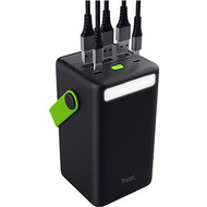 Powerbank Trust Redoh XXL, брзо полнење, LED екран, црн