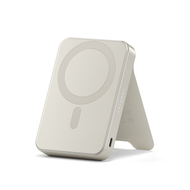 Satechi Qi2 10K Magnetic Power Bank with Stand, Sand