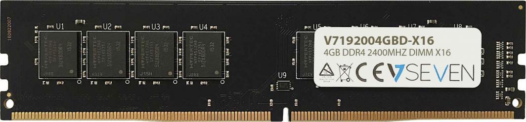 Memorie V7 DDR4, 4 GB, 2400 MHz, CL17, V7192004GBD-X16