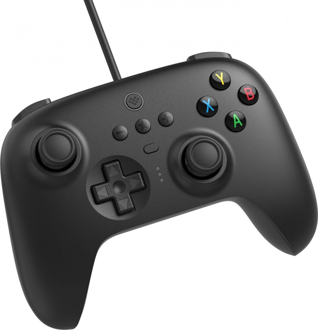 Контролер 8BitDo Ultimate Wired, жичен, црн