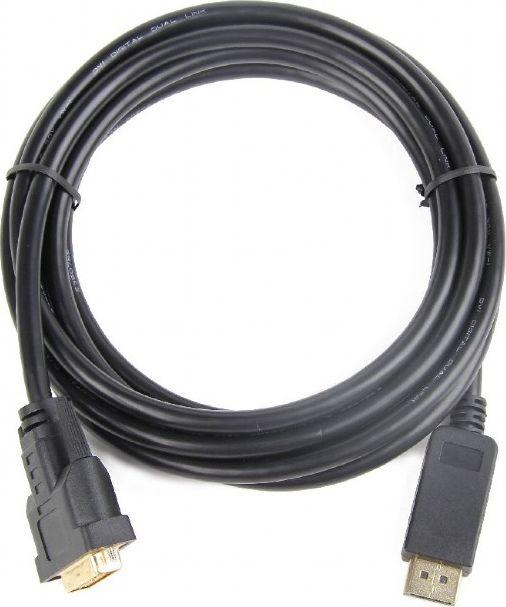 Kabllo Gembird DisplayPort - DVI-D 1,8m (CCDPMDVIM6), e zezë