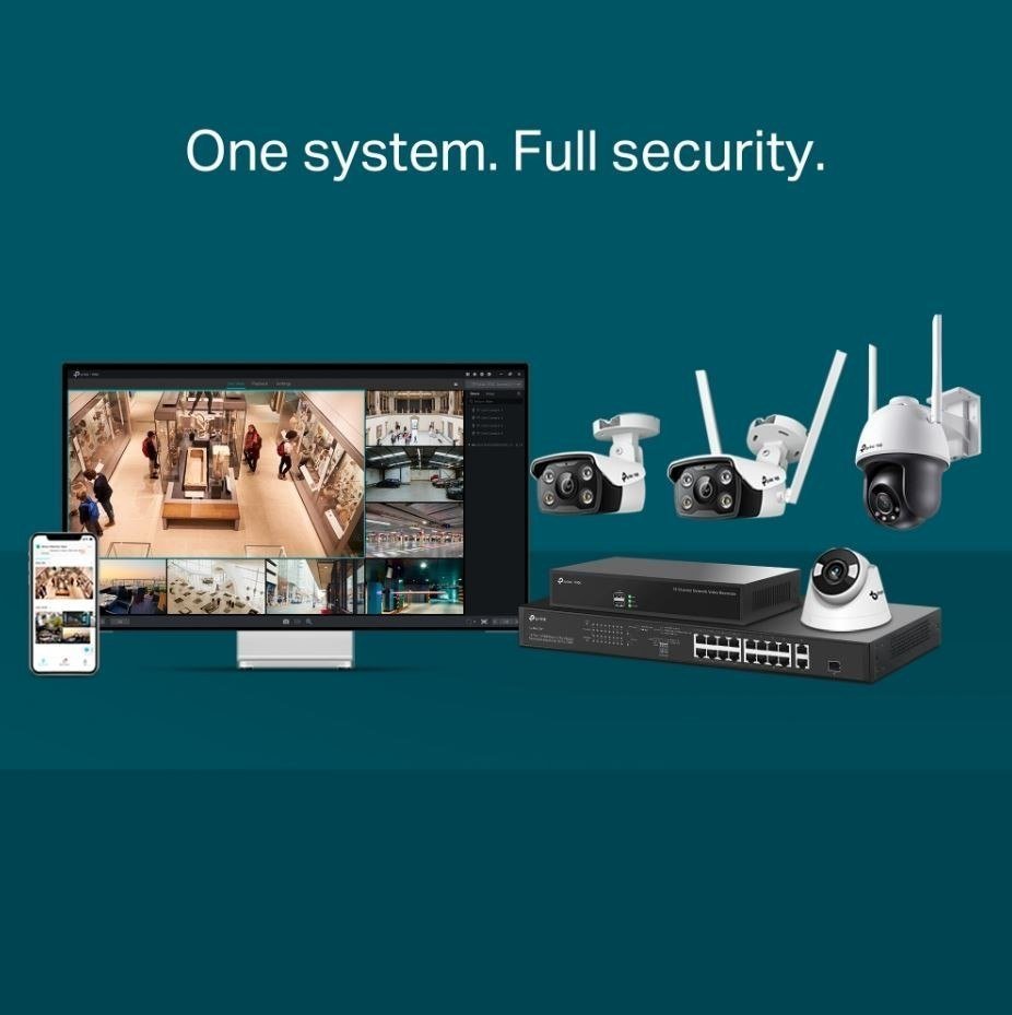 Kамера IP TP-Link VIGI C340-W, 4MP, Wi-Fi и етернет, бела