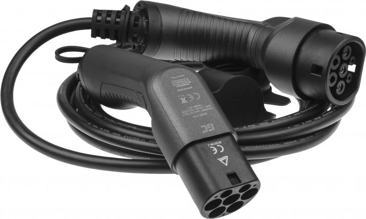 Kabllo karikimi Green Cell, 3.6 kW, 5 m, 32 A, IP55, e zezë