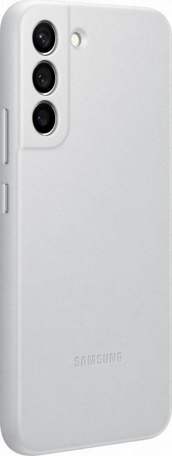 Kuti telefoni Samsung EF-VS906L, për Galaxy S22+, lëkurë, gri e çelët