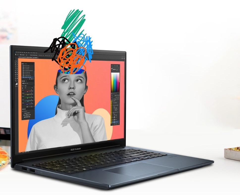 Laptop ASUS VivoBook Pro, 15.6", AMD Ryzen 5 5600H, 16 GB RAM, 512 GB SSD, NVIDIA GeForce RTX 3050, i kaltër