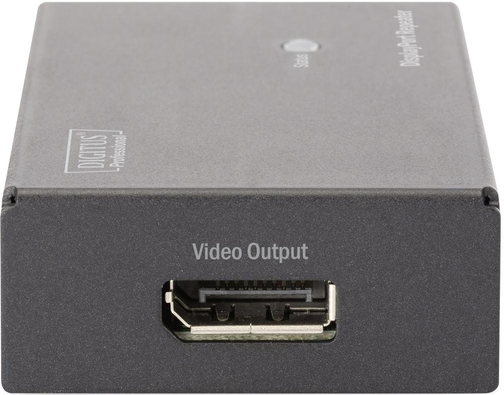 Përsëritës sinjali DisplayPort Digitus DS-52900, 2 porta, i zi
