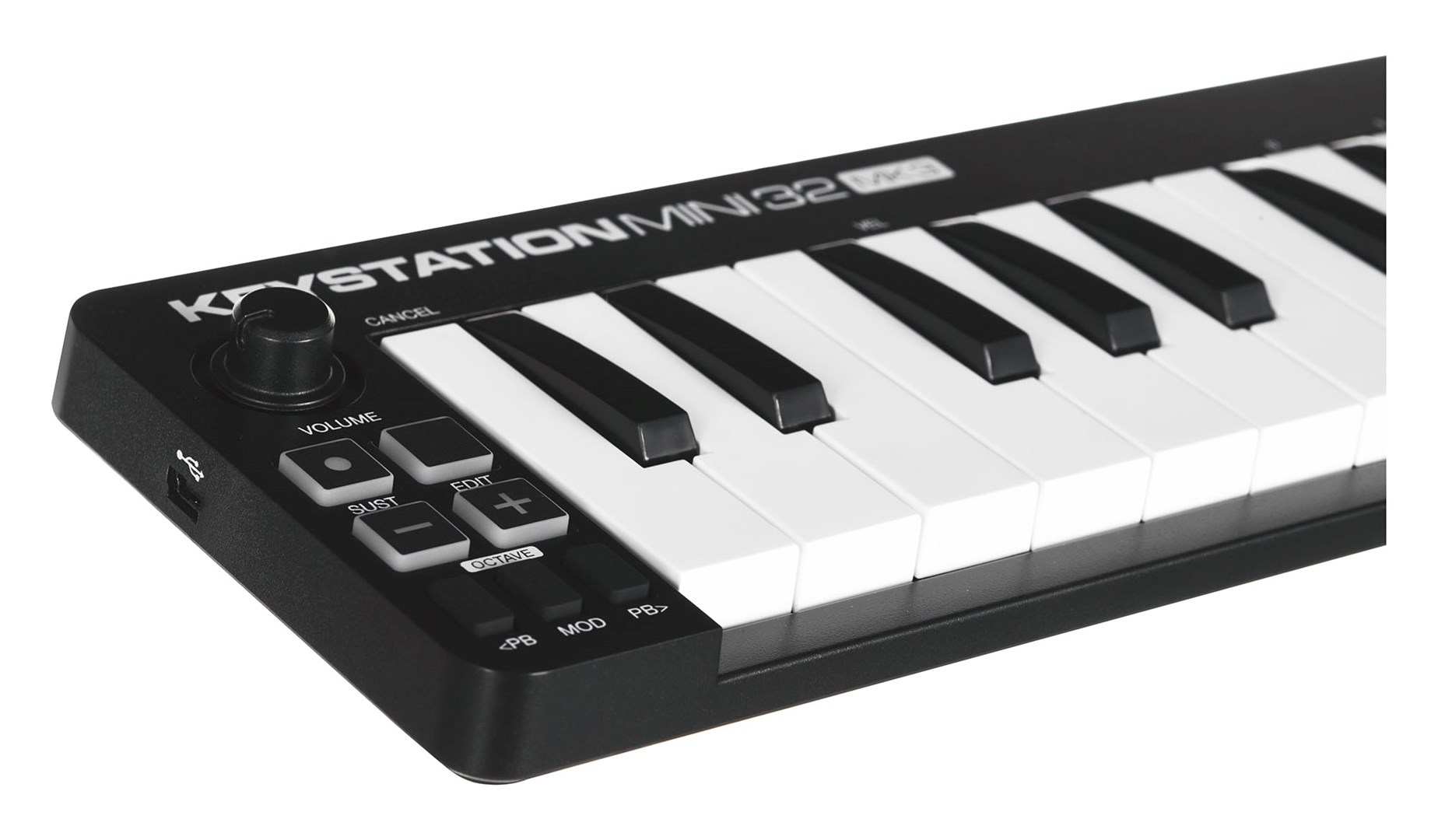Tastierë MIDI M-Audio Keystation Mini 32 MK3, 32 taste, USB, e zezë