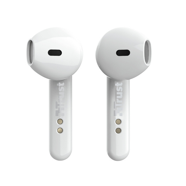 Dëgjuese Trust Primo, True Wireless Stereo (TWS), të bardha