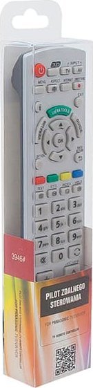 Telekomandë universale Panasonic 3946, për TV DVD dhe video, gri