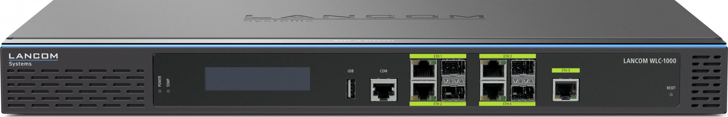 Kontrollues WLAN Lancom WLC-1000, menaxhim qendror, për rrjete të mëdha, i bardhë