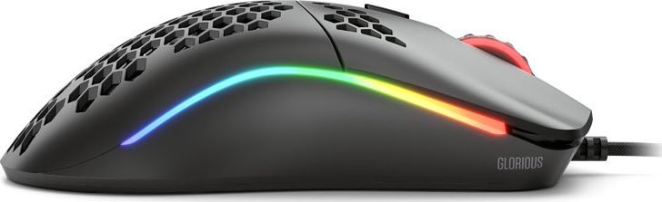 Maus gaming Glorious Model O Mat, RGB, me kabllo, i zi mat