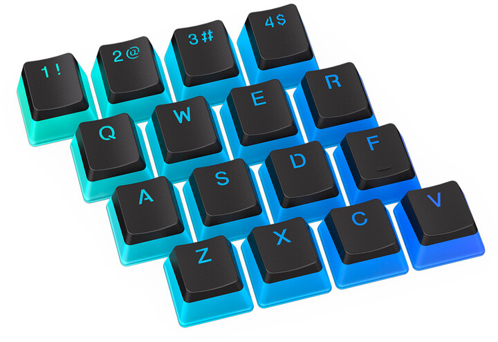 Taste Endorfy KC104, 104 copë, PBT, të zeza