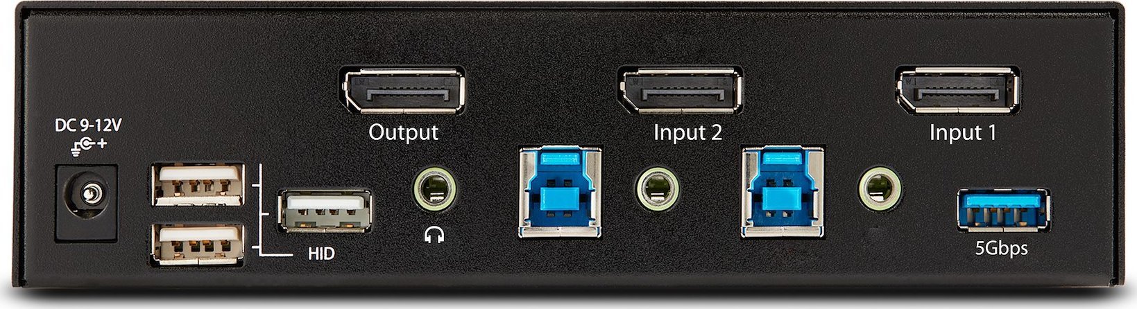 Ndërrues KVM StarTech.com 2 Porta DisplayPort, 8K 60Hz, 4K 144Hz, i zi
