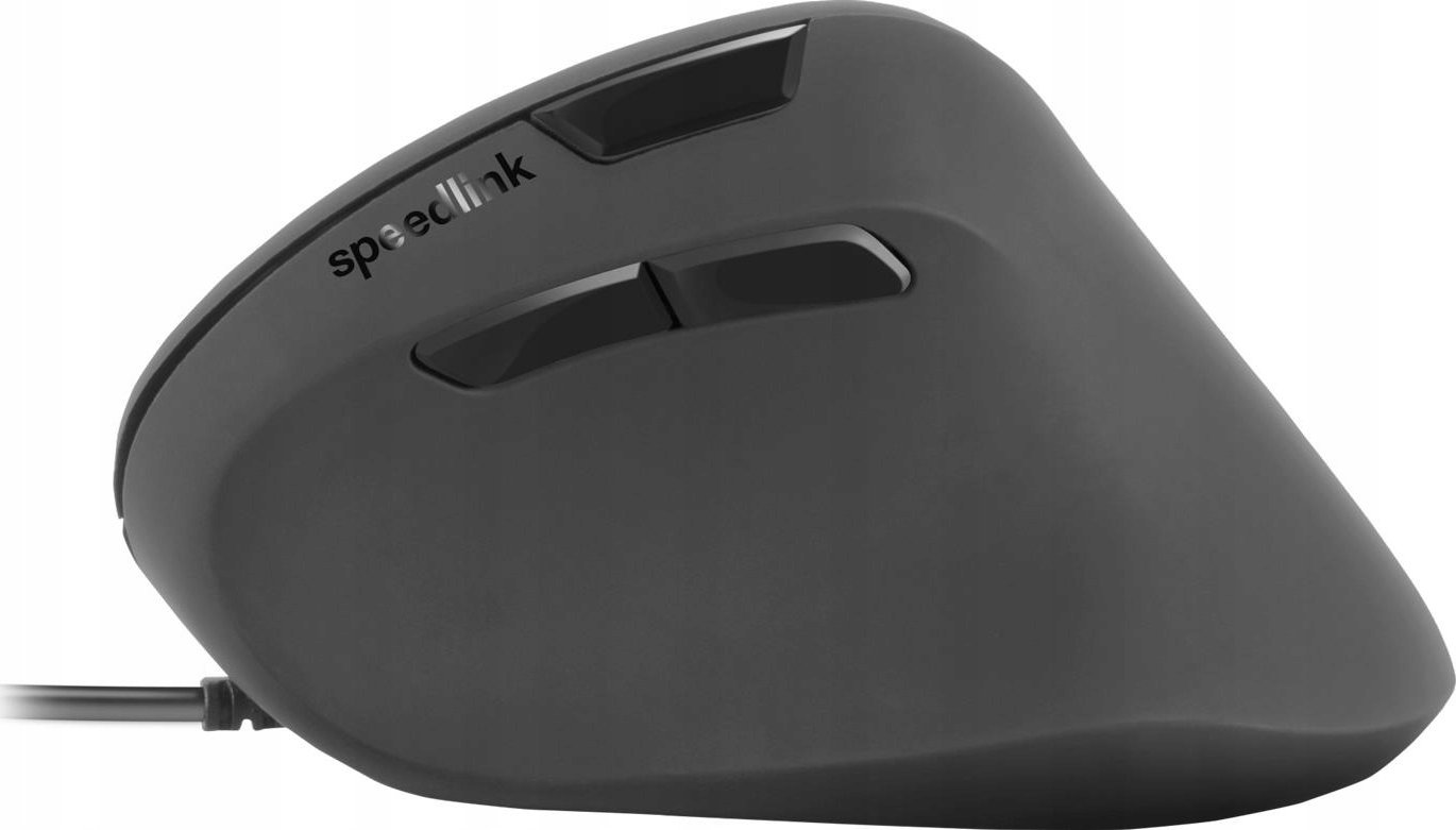 Maus vertikal Speedlink PIAVO, ergonomik, me kabllo USB, i zi