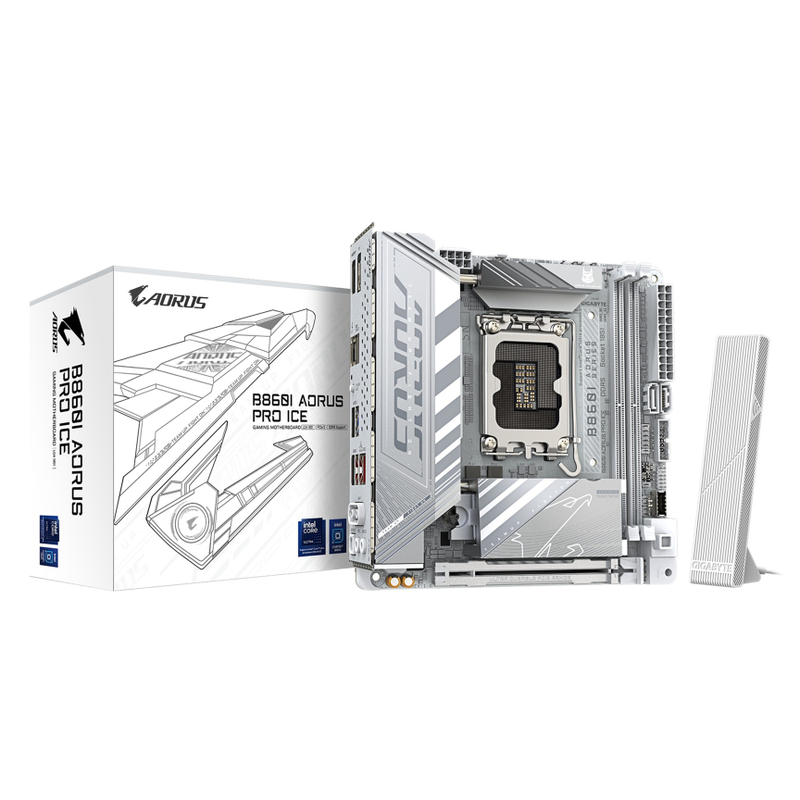 Gigabyte B860I AORUS PRO ICE LGA1851 DDR5 Mini ITX