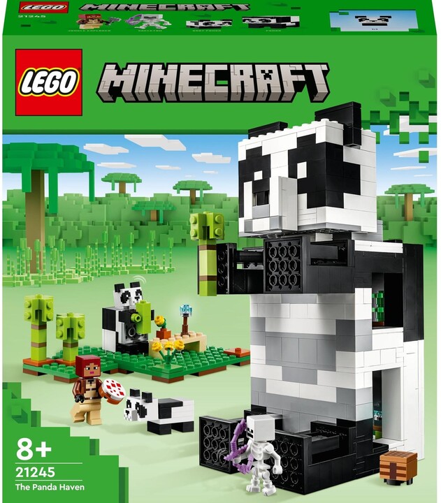 Set LEGO® Minecraft 21245 Panda's Sanctuary, 553 pjesë