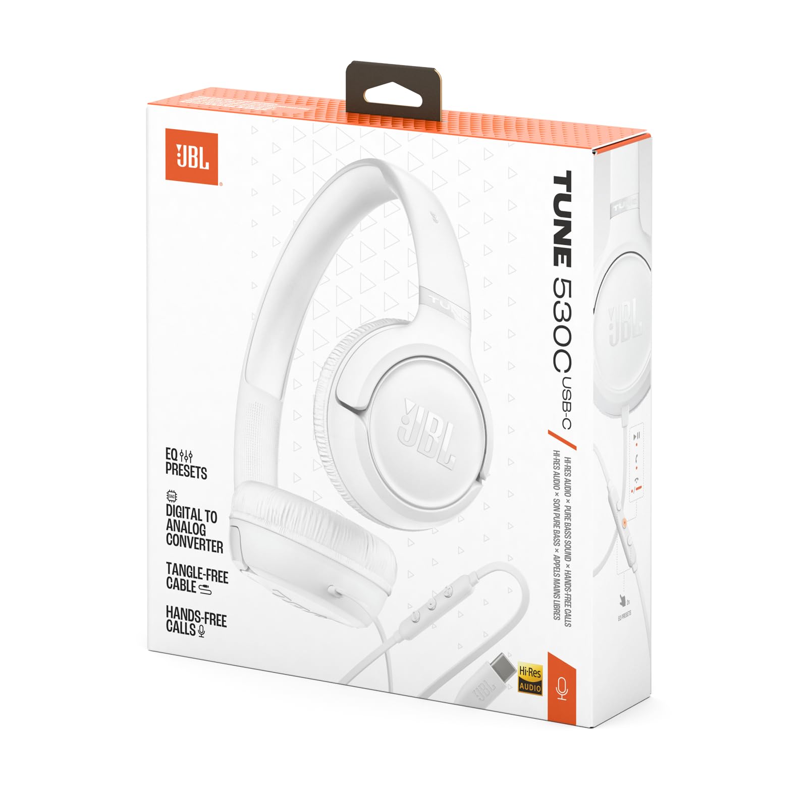 JBL TUNE 530 USB-C WHT