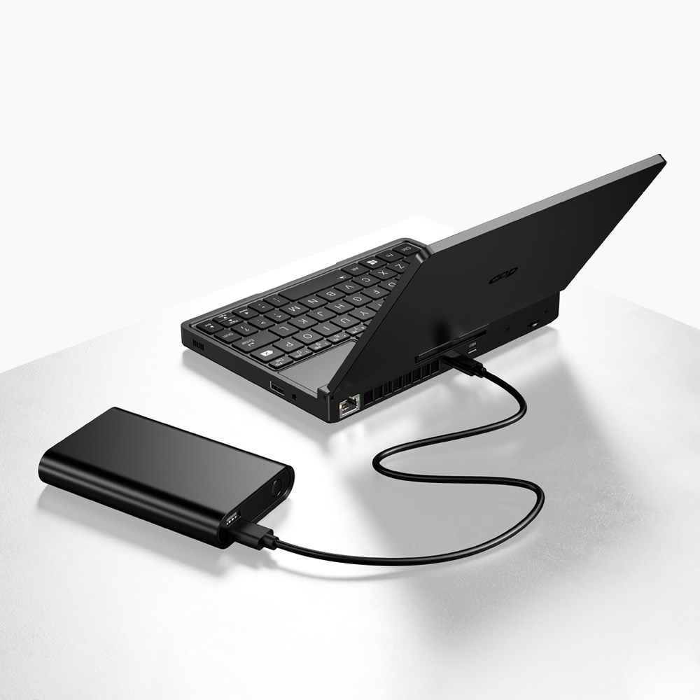 Laptop mini GPD Pocket 4, 8" WQXGA, Ryzen 7 8840U, Touchscreen, 144Hz IPS, 16GB, SSD 1TB, Radeon 780M 3GB, i hirtë
