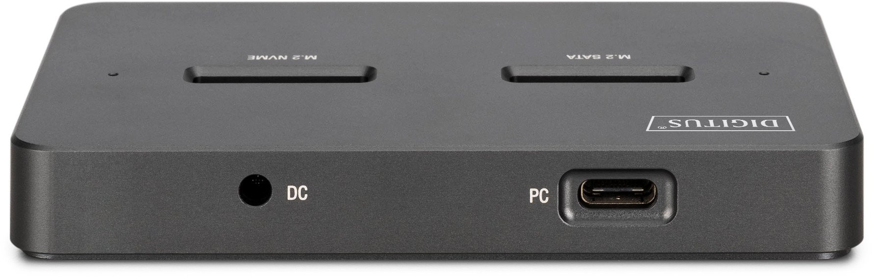 Doking stacion Digitus DA-71142, M.2 NVMe dhe M.2 SATA, USB C, gri