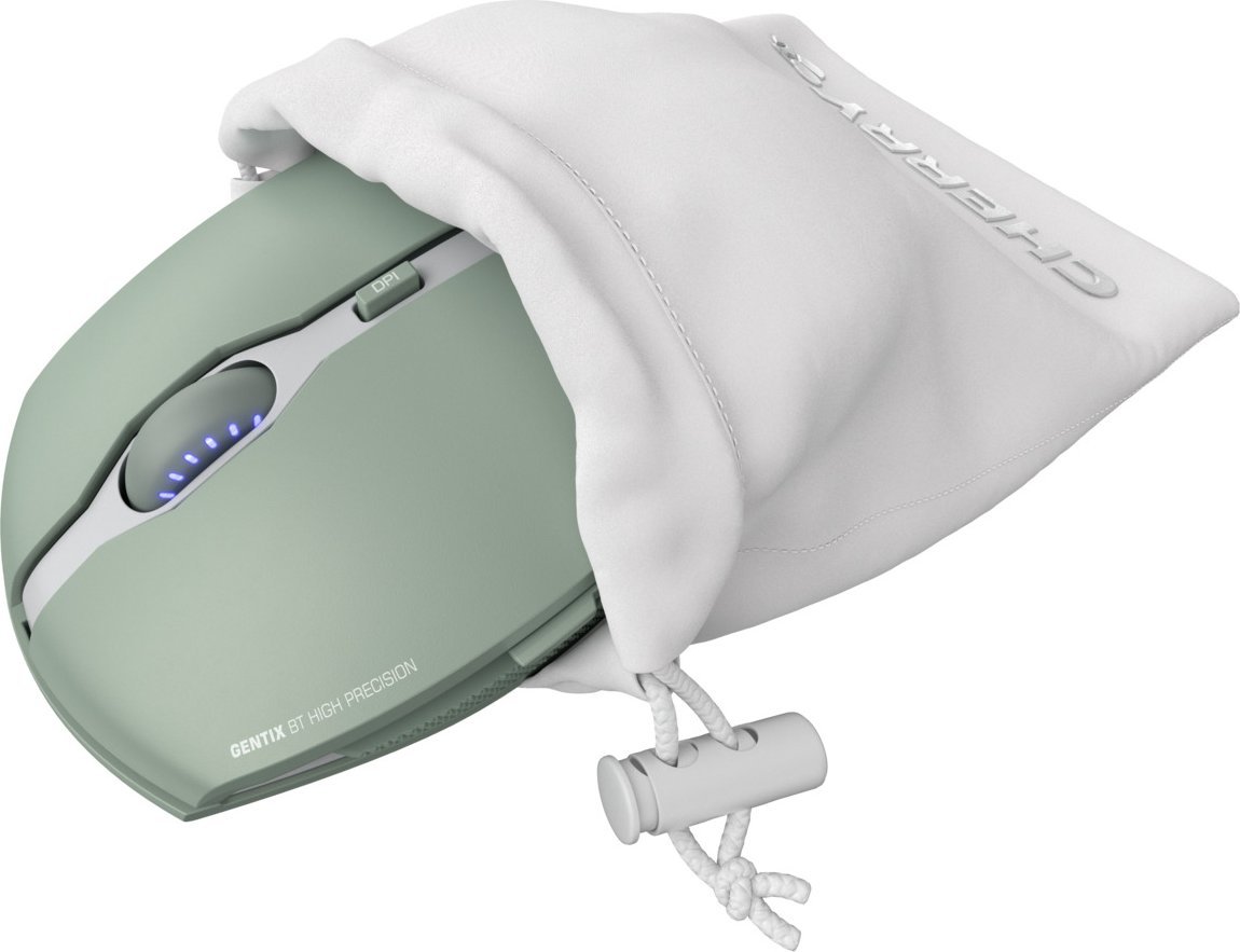 Mouse pa tel Cherry GENTIX BT, Bluetooth, 2000 DPI, jeshil Agave