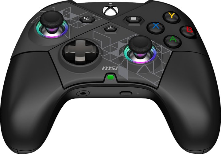 Gamepad MSI Force Pro W, wireless USB Bluetooth, për PC Android Xbox, i zi