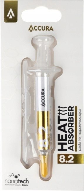 Pastë termike Accura Heat Absorber 8.2, përçueshmëri e lartë, gri