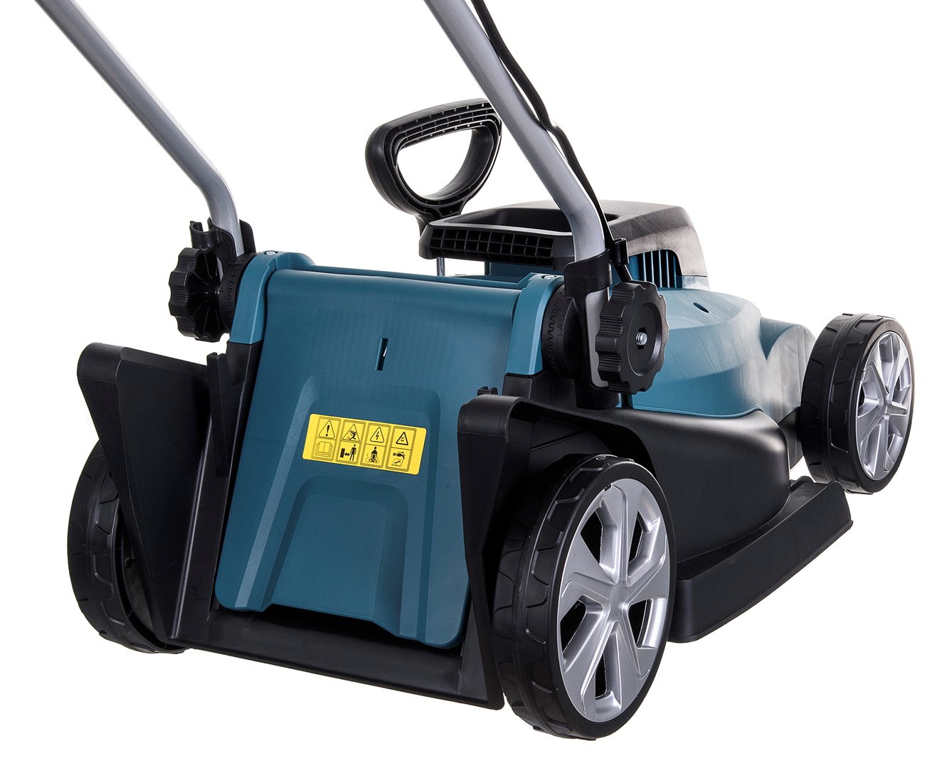 Kositëse elektrike Makita ELM3320X, 33 cm, kuti 30L, blu