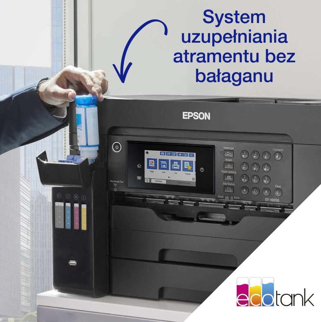 Printer Epson EcoTank L15150, A3, 4800 x 2400 dpi, i zi