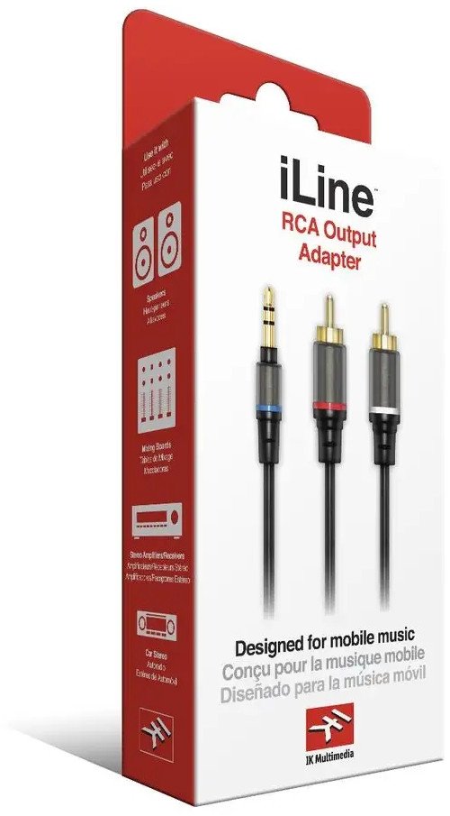 Kabllo audio IK Multimedia RCA, 59", dalje stereo, e zezë