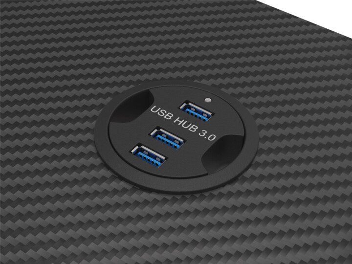 Tavolinë Genesis Holm 510, e zezë