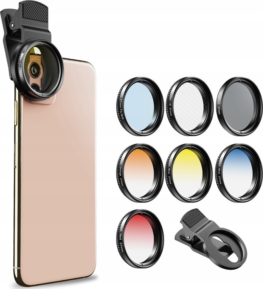 Set filtrash telefoni Apexel APL-52UV-7G, 7‑në‑1, CPL ND32 Star Half