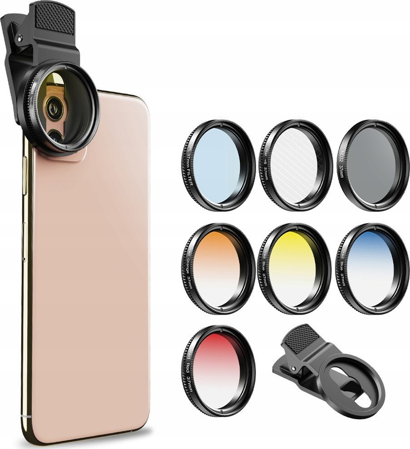 Set filtrash telefoni Apexel APL-52UV-7G, 7‑në‑1, CPL ND32 Star Half
