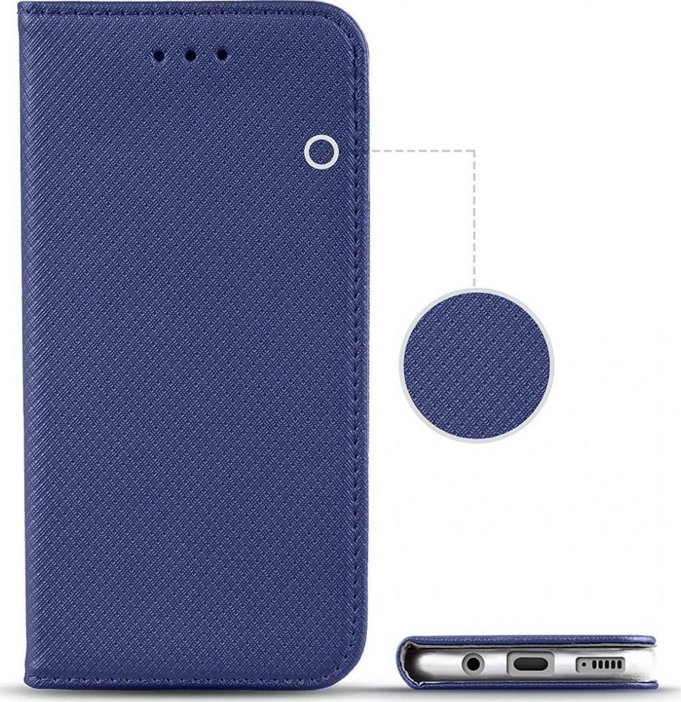 Mbrojtëse Smart Magnet për Samsung Galaxy A12 dhe M12, FLIP, e kaltër