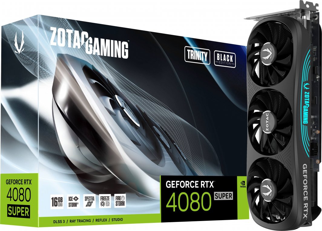 Kartelë grafike Zotac Gaming GeForce RTX 4080 SUPER Trinity Black 16GB GDDR6X
