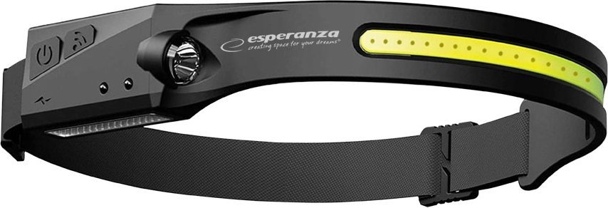 Dritë koke Esperanza Athena EOT067, LED COB 240lm, me sensor, e zezë