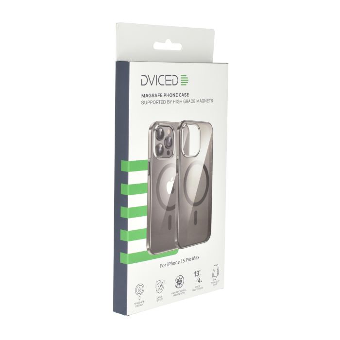 Dviced MagSafe iPhone 15 Pro Max Clear Case, Black