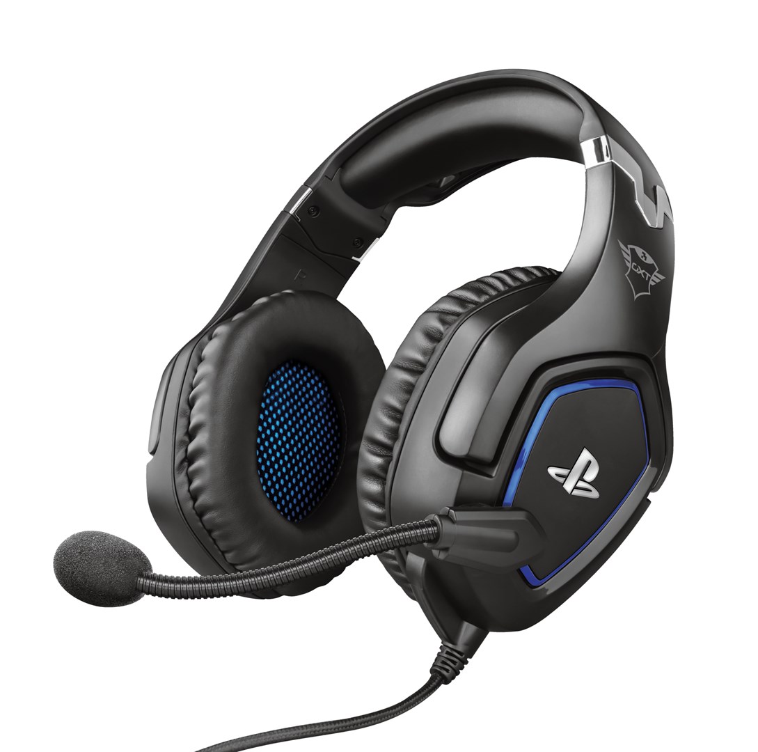 Kufje Trust GXT 488 Forze PS4, 1.2 m, me kabllo, të zeza