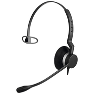 Kufje Jabra BIZ 2300 QD Siemens, binaurale, me shirit koke, të zeza