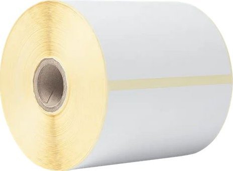 Rrotull etiketash Brother, single label roll, rreth 350 etiketa, e bardhë