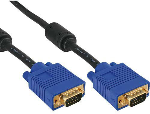 Kabllo VGA InLine D Sub 17717S, 10m, blu