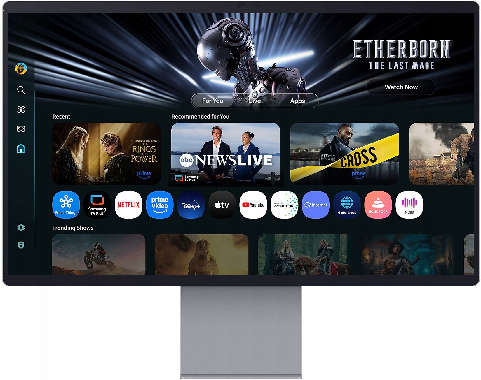 Monitor Samsung Smart Monitor M9 M90SF, 32", 4K, i zi