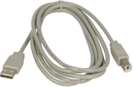 Kabllo Logo USB USB-A - USB-B (24120), 5 m, gri
