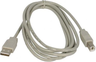 Kabllo Logo USB USB-A - USB-B (24120), 5 m, gri