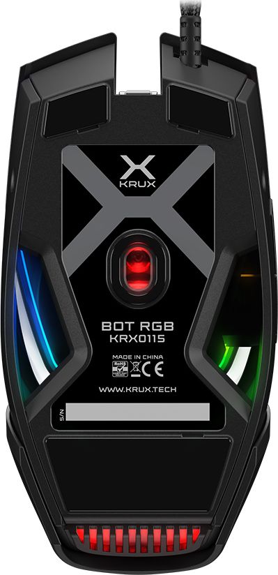 Maus gaming KRUX Bot RGB, 12800 DPI, 7 butona, i zi