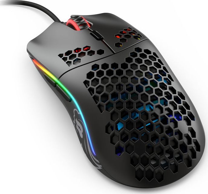 Maus gaming Glorious Model O Mat, RGB, me kabllo, i zi mat