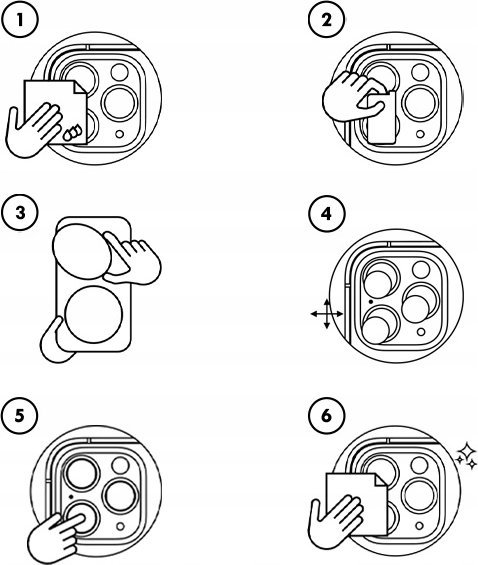 Xham mbrojtës kamere GrizzGlass HybridGlass për Motorola ThinkPhone, set 2 copë, transparent