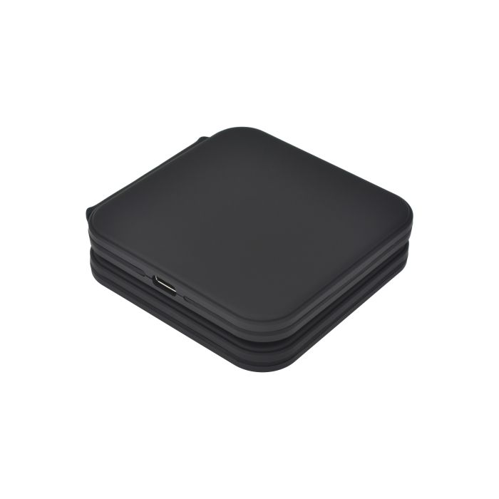 Dviced 2-in-1 Foldable Magnetic Wireless Charger, Black