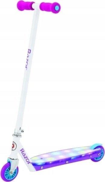 Trotinet elektrik Razor Party Pop, 10.8V lithium ion, LED me drita, i bardhë